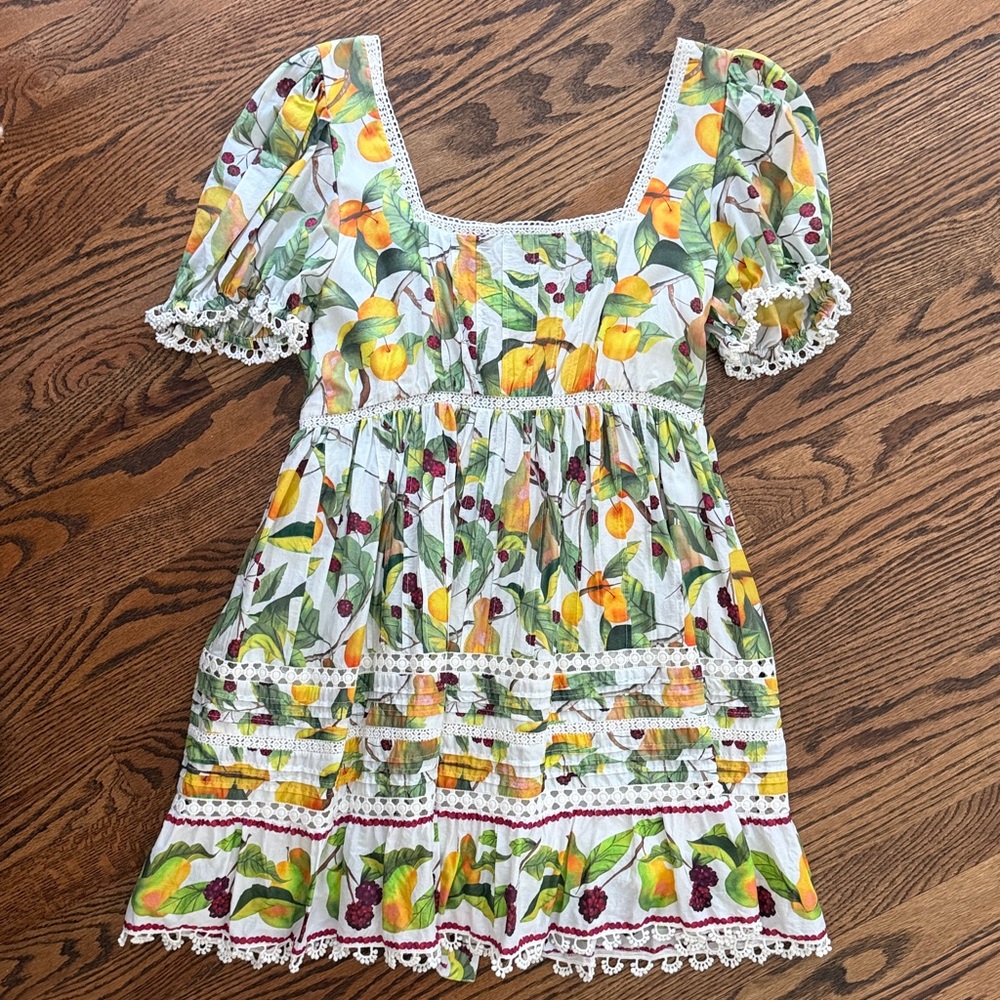 Farm Rio Short Sleeved Mini Dress Size Small - Picture 6 of 6